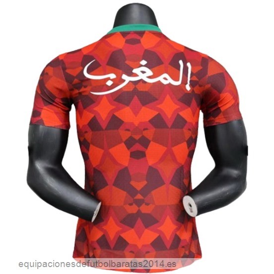 Nuevo Tailandia Jugadores Especial Camiseta Marruecos 2024 Rojo Baratas